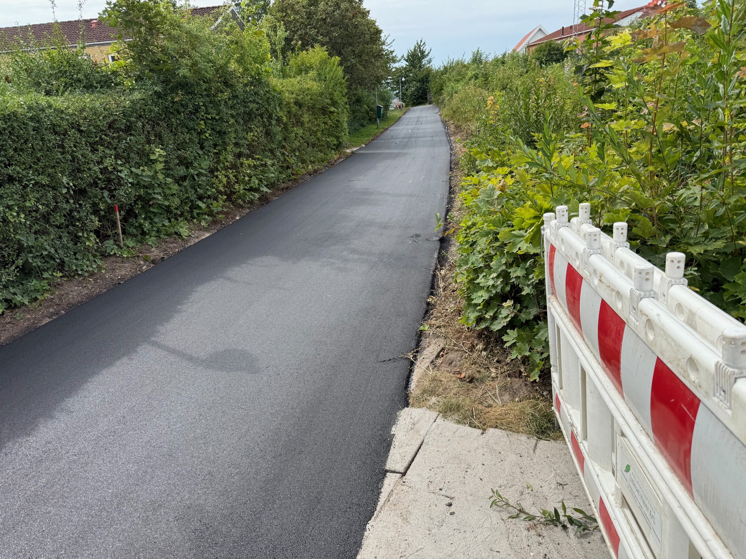 Tryg og jævn cykelsti i Frederikssund